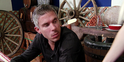 A blonde with pigtails is getting a dick rammed in her wet snatch