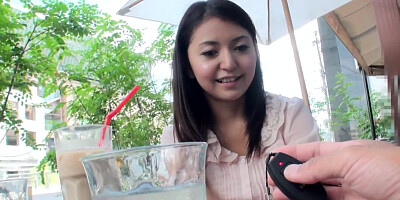 Lovely Asian gal went out for a date with this perverted bloke