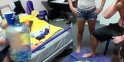 Sean Wilson, Charlie Stevens And Isabella Taylor In Dorm Games