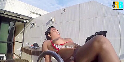 Realizador Baiano - Bbc In Sex With Brazilian Cuckolds Wife In The Flats Pool. Amateur Threesome