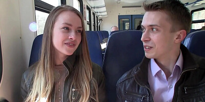 Pickup porn with girl from the train