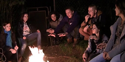 Sexy and wild college fuck out of town, part 1