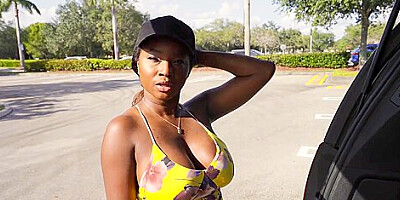 Ebony Bosomy Milf Interracial Porn Video