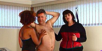 Girl Wraps His Dick And Gonads With Rope