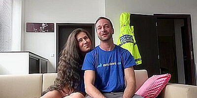 Young Beautiful Couple With Lara Fox