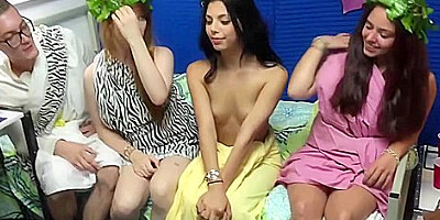 Bella Skye, Gwen Stark And Gina Valentina In Toga