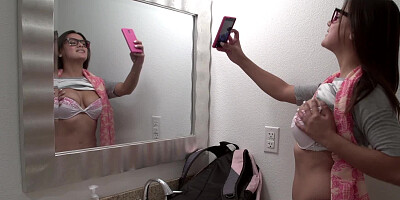 Self-confident Latina bitch anyway called a cavalier for sex