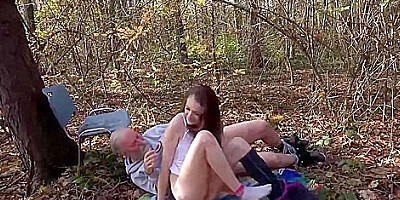 Faun And Jessica Blue - Old Man Has Found Ela Nek Instead Of A Mushroom