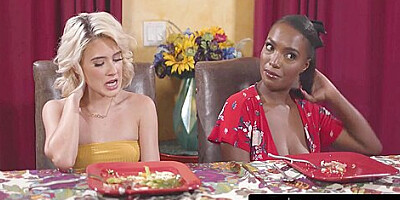 Naughty Ebony Mystique And Christie Stevens Have Interracial Swap Sex With 18yo teens 18+ - Teaser Video