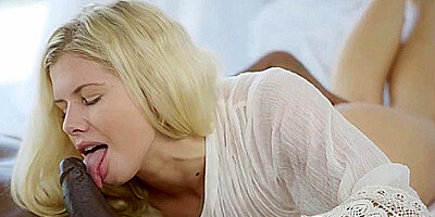 Addison Belgium, Flash Brown Blonde Fashion Model Squirts On Huge Black Dick! / 29.9.2014