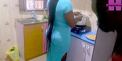 Busty African Babe