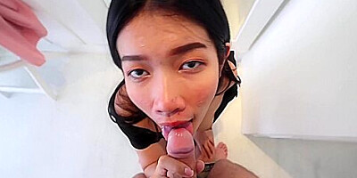 Jenny - Horny Asian Gf Enjoys Our 1st Fuck