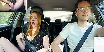 Surprise Verlonis For Justin Lush Control Inside Her Pussy While Driving Car In Public