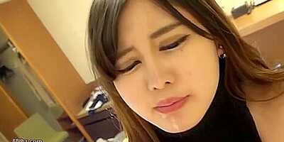 Brunette Asian teen 18+ Rides A Small Dick After Playing