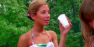 Hannah, Rebeka Akesson And Eric In student 18+ Sex Friends On A Picnic