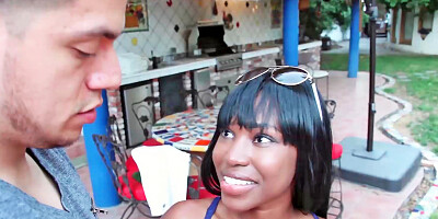 Ashton Devine is having some sex by the pool with a guy