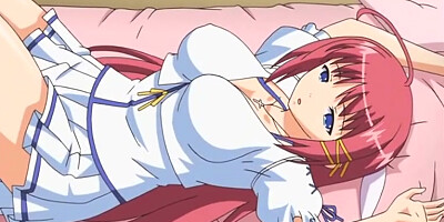 Swimsuit anime coed handjob and wetpussy fucking