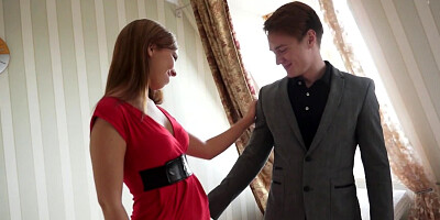 Sweet Euro girl Iva Zan gives a good blowjob