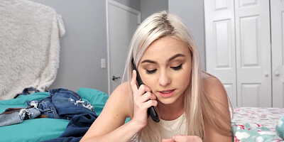 Teeny gets punished with stepdad's cock for piercing