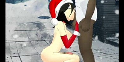 SDT Christmas Futa - Rukia Kuchiki (Bleach)