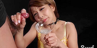 Saki Kawanami - Swallows Tons Of Thick White Cumshots
