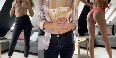 Sister Took the Money to Help Me Cum