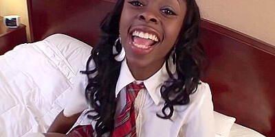 19 Yr Old Black College Girl W Big Ass & Tits In Pov Video
