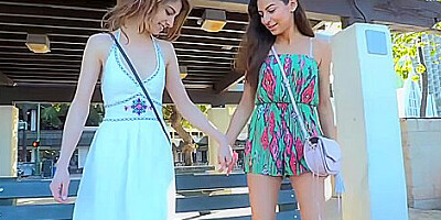 Nina And Kristen In The Waikiki Strip 1