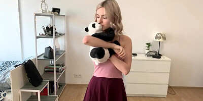 Virgin step sister learns a blowjob on her brothers dick