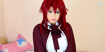 Spy on rias gremory then join her