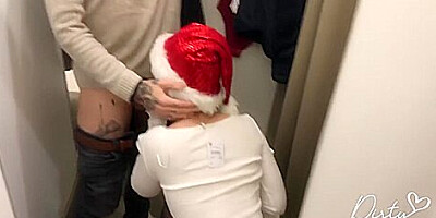 Christmas Shopping And Sex In Dressing Room