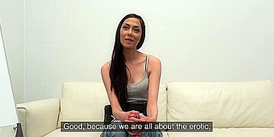 Ashley Ocean - Slim Czech Model Sucks Thick Cock