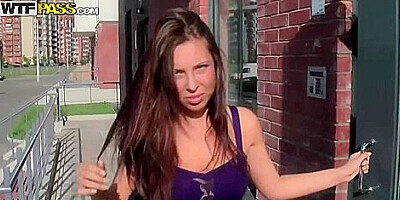 Cleopatra Rios In Amateur Porn At The Balcony