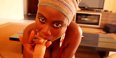 Amateur African Ebony Whore Blowjob And Cum In Mouth