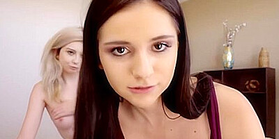 Lexi Lore And Violet Rain - Cock Gobbling Cousin