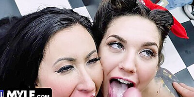 Smoking Hot Compilation Of Hot Milfs Getting Their Pretty Faces Jizzed With Sticky Cum