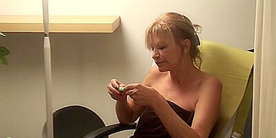 Lovely Mature Women Relaxing In A Sauna