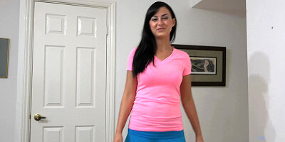 POV blowjob from a brunette GF