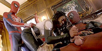 Ana Foxxx Spideypool Xxx Parody