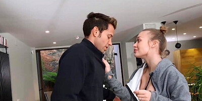 Misha Maver appreciates the taste of his meaty penis