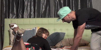 Lustful mom gets all holes plowed by younger guy