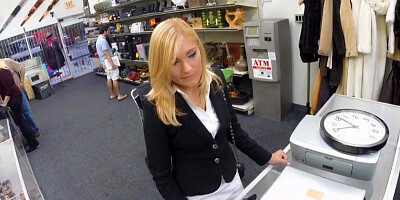 Hot milf fucked and payed by pawnkeeper