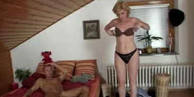 He gets sated by mother in law