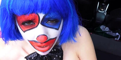 Hitchhiker teen clown Mikayla Mico boned
