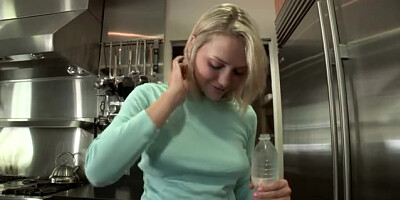 Beautiful dark-haired teenager Dani Daniels is packed with athletic dick