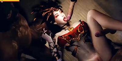 Hentai 3D (ep103) - Medusa queen group sex
