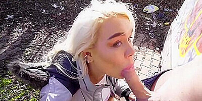 Gina Varney In British Tourist Sucks Czech Dick