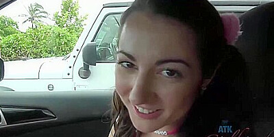 After You See Some Waterfals, Lily Sucks Your Cock In The Car - Lily Adams