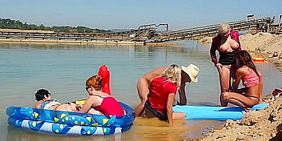 Proudly Public Wetlook Fucking 1 With Klarisa Leone, Nicolette And Bibi Fox