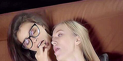 Aislin And Foxy Alissa - Lesbian - Blonde - Lingerie - Long Hair - Masturbation - Scissoring - Sity-nine - Tutor - Vt - Lesson Learned